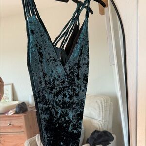 Velvet Strappy Dress